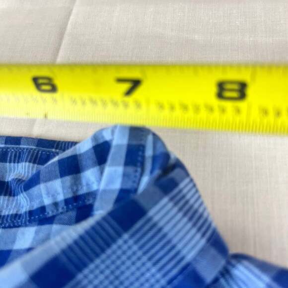 Brooks Brothers Men's XL Regent Fit Blue Plaid Button Down Long Sleeve Shirt - Picture 3 of 10
